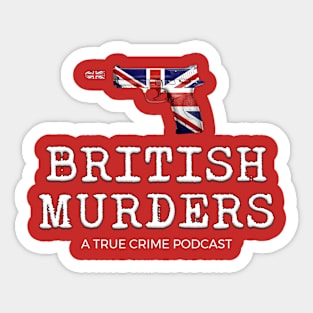 British Murders Main Logo Sticker